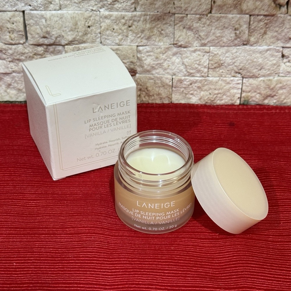 LANEIGE  Lip Sleeping Mask Intense Hydration Vitamin C  Vanilla 0.7 oz / 20 g